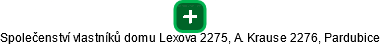 Společenství vlastníků domu Lexova 2275, A. Krause 2276, Pardubice - náhled vizuálního zobrazení vztahů obchodního rejstříku