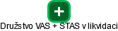 Družstvo VAS + STAS v likvidaci - náhled vizuálního zobrazení vztahů obchodního rejstříku