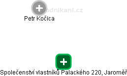 Společenství vlastníků Palackého 220, Jaroměř - náhled vizuálního zobrazení vztahů obchodního rejstříku