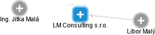 LM Consulting s.r.o. - náhled vizuálního zobrazení vztahů obchodního rejstříku