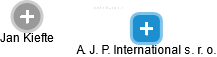 A. J. P. International s. r. o. - náhled vizuálního zobrazení vztahů obchodního rejstříku