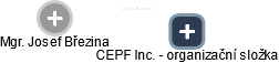 CEPF Inc. - organizační složka - náhled vizuálního zobrazení vztahů obchodního rejstříku