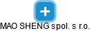 MAO SHENG spol. s r.o. - náhled vizuálního zobrazení vztahů obchodního rejstříku