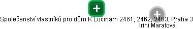 Společenství vlastníků pro dům K Lučinám 2461, 2462, 2463, Praha 3 - náhled vizuálního zobrazení vztahů obchodního rejstříku
