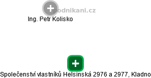 Společenství vlastníků Helsinská 2976 a 2977, Kladno - náhled vizuálního zobrazení vztahů obchodního rejstříku