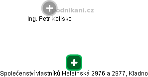 Společenství vlastníků Helsinská 2976 a 2977, Kladno - náhled vizuálního zobrazení vztahů obchodního rejstříku