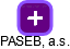 PASEB, a.s. - náhled vizuálního zobrazení vztahů obchodního rejstříku