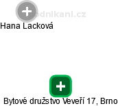 Bytové družstvo Veveří 17, Brno - náhled vizuálního zobrazení vztahů obchodního rejstříku