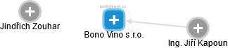 Bono Vino s.r.o. - náhled vizuálního zobrazení vztahů obchodního rejstříku