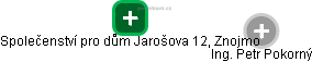 Společenství pro dům Jarošova 12, Znojmo - náhled vizuálního zobrazení vztahů obchodního rejstříku