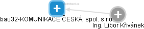 bau32-KOMUNIKACE ČESKÁ, spol. s r.o. - náhled vizuálního zobrazení vztahů obchodního rejstříku