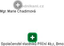 Společenství vlastníků Příční 4b,c, Brno - náhled vizuálního zobrazení vztahů obchodního rejstříku