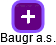 Baugr a.s. - náhled vizuálního zobrazení vztahů obchodního rejstříku
