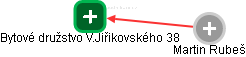 Bytové družstvo V.Jiřikovského 38 - náhled vizuálního zobrazení vztahů obchodního rejstříku