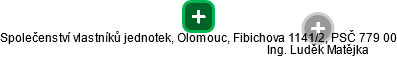 Společenství vlastníků jednotek, Olomouc, Fibichova 1141/2, PSČ 779 00 - náhled vizuálního zobrazení vztahů obchodního rejstříku