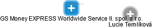 GS Money EXPRESS Worldwide Service II. spol. s r.o. - náhled vizuálního zobrazení vztahů obchodního rejstříku