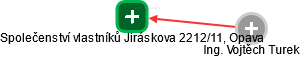 Společenství vlastníků Jiráskova 2212/11, Opava - náhled vizuálního zobrazení vztahů obchodního rejstříku