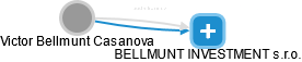 BELLMUNT INVESTMENT s.r.o. - náhled vizuálního zobrazení vztahů obchodního rejstříku
