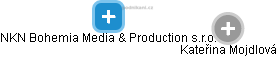 NKN Bohemia Media & Production s.r.o. - náhled vizuálního zobrazení vztahů obchodního rejstříku