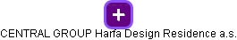 CENTRAL GROUP Harfa Design Residence a.s. - náhled vizuálního zobrazení vztahů obchodního rejstříku