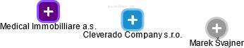 Cleverado Company s.r.o. - náhled vizuálního zobrazení vztahů obchodního rejstříku