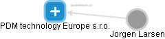 PDM technology Europe s.r.o. - náhled vizuálního zobrazení vztahů obchodního rejstříku