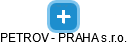 PETROV - PRAHA s.r.o. - náhled vizuálního zobrazení vztahů obchodního rejstříku