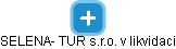 SELENA- TUR s.r.o. v likvidaci - náhled vizuálního zobrazení vztahů obchodního rejstříku