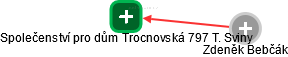 Společenství pro dům Trocnovská 797 T. Sviny - náhled vizuálního zobrazení vztahů obchodního rejstříku