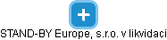 STAND-BY Europe, s.r.o. v likvidaci - náhled vizuálního zobrazení vztahů obchodního rejstříku