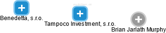 Tampoco Investment, s.r.o. - náhled vizuálního zobrazení vztahů obchodního rejstříku