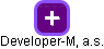 Developer-M, a.s. - náhled vizuálního zobrazení vztahů obchodního rejstříku