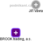 BROOK trading, a.s. - náhled vizuálního zobrazení vztahů obchodního rejstříku