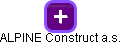 ALPINE Construct a.s. - náhled vizuálního zobrazení vztahů obchodního rejstříku