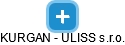KURGAN - ULISS s.r.o. - náhled vizuálního zobrazení vztahů obchodního rejstříku