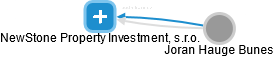 NewStone Property Investment, s.r.o. - náhled vizuálního zobrazení vztahů obchodního rejstříku