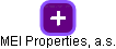 MEI Properties, a.s. - náhled vizuálního zobrazení vztahů obchodního rejstříku