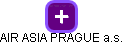 AIR ASIA PRAGUE a.s. - náhled vizuálního zobrazení vztahů obchodního rejstříku