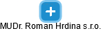 MUDr. Roman Hrdina s.r.o. - náhled vizuálního zobrazení vztahů obchodního rejstříku