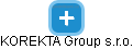 KOREKTA Group s.r.o. - náhled vizuálního zobrazení vztahů obchodního rejstříku