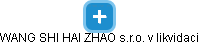 WANG SHI HAI ZHAO s.r.o. v likvidaci - náhled vizuálního zobrazení vztahů obchodního rejstříku