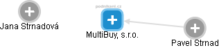 MultiBuy, s.r.o. - náhled vizuálního zobrazení vztahů obchodního rejstříku