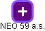 NEO 59 a.s. - náhled vizuálního zobrazení vztahů obchodního rejstříku