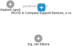 WOOD & Company Support Services, s.r.o. - náhled vizuálního zobrazení vztahů obchodního rejstříku