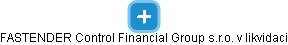 FASTENDER Control Financial Group s.r.o. v likvidaci - náhled vizuálního zobrazení vztahů obchodního rejstříku