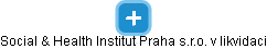 Social & Health Institut Praha s.r.o. v likvidaci - náhled vizuálního zobrazení vztahů obchodního rejstříku
