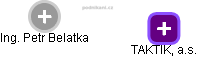 TAKTIK, a.s. - náhled vizuálního zobrazení vztahů obchodního rejstříku