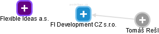 FI Development CZ s.r.o. - náhled vizuálního zobrazení vztahů obchodního rejstříku