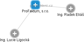 ProFaktum, s.r.o. - náhled vizuálního zobrazení vztahů obchodního rejstříku