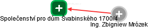 Společenství pro dům Švabinského 1700/4 - náhled vizuálního zobrazení vztahů obchodního rejstříku